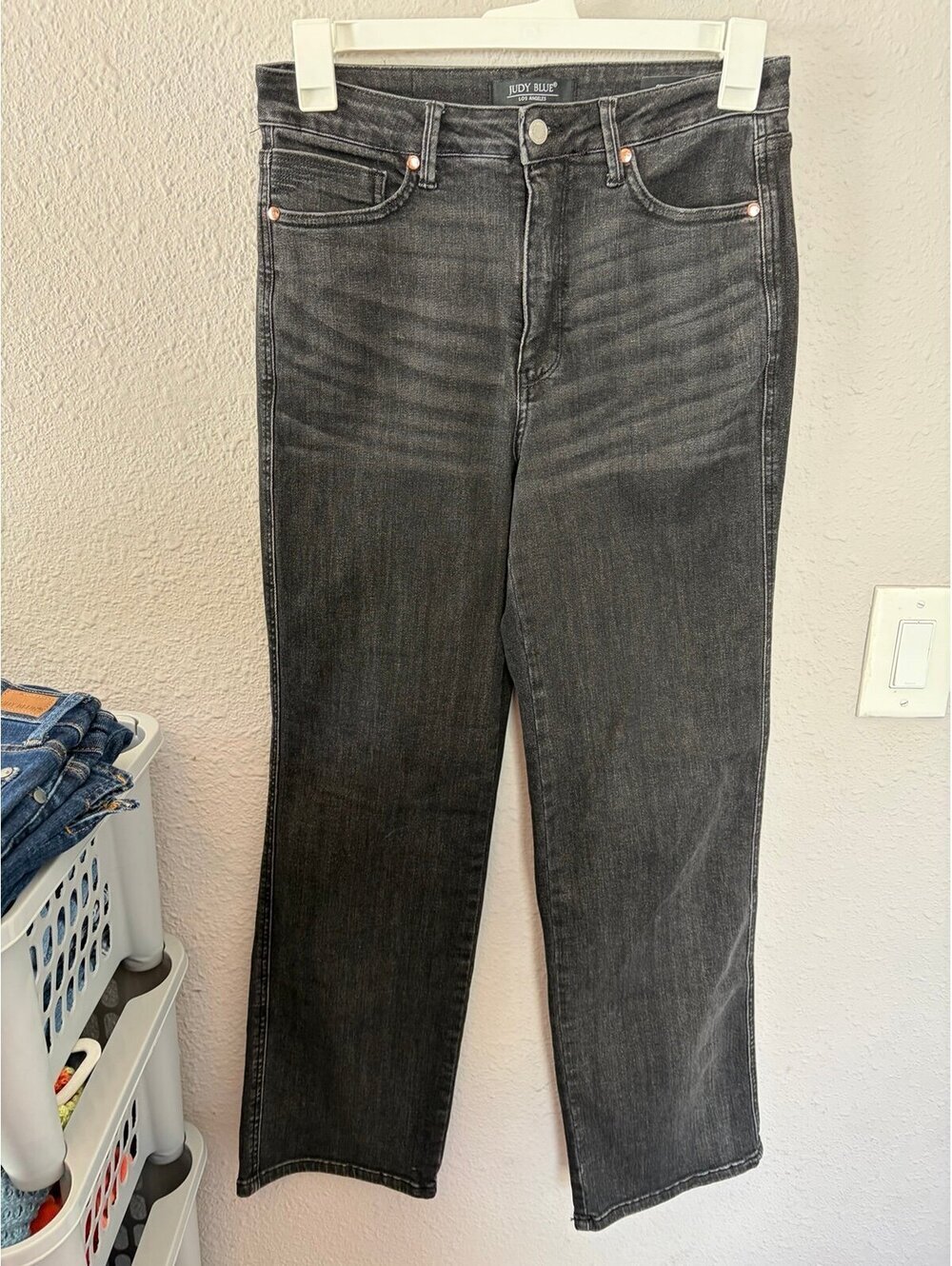 Judy Blue Straight Fit black jeans size 11/30. 31in inseam